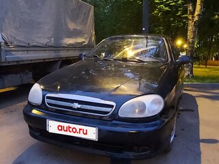 2008 Chevrolet Lanos I, чёрный, 195000 рублей, вид 3