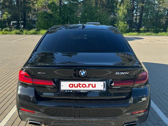 2021 BMW 5 серии 530i xDrive VII (G30/G31/G38) Рестайлинг, чёрный, 5200000 рублей - вид 4