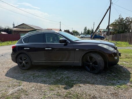 2009 Infiniti EX35 I (J50), пурпурный, 1500000 рублей, вид 3