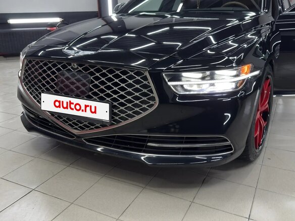 2020 Genesis G90 I Рестайлинг, чёрный, 4900000 рублей - вид 11