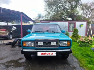 2002 Lada (ВАЗ) 2107, синий, 140000 рублей, вид 2