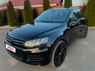2011 Volkswagen Touareg II, чёрный, 1800000 рублей, вид 4