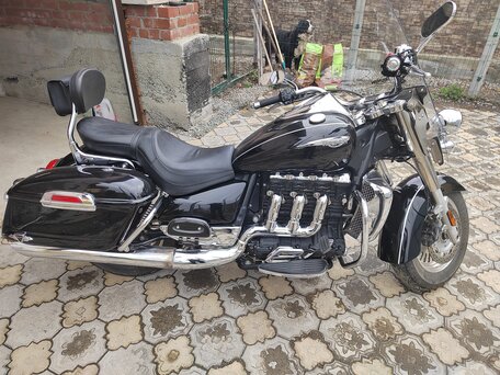 2009 Triumph Rocket 3, чёрный, 835000 рублей, вид 3