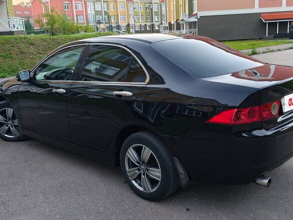 2007 Honda Accord VII Рестайлинг, чёрный - вид 8