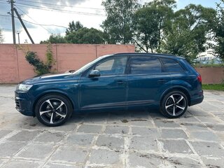 2018 Audi Q7 II (4M), синий, 4750000 рублей, вид 4