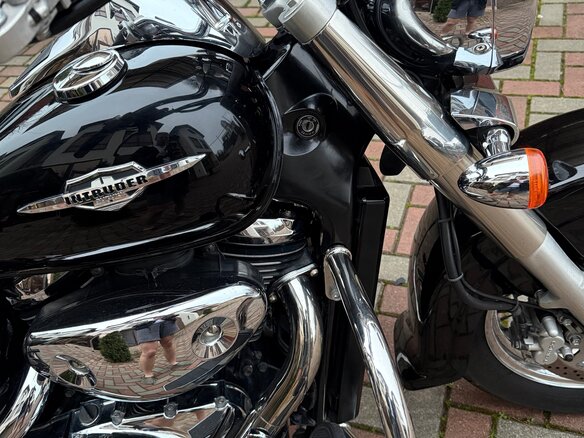 2006 Suzuki Intruder VL 400 Classic, чёрный, 395000 рублей - вид 9
