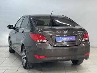 2015 Hyundai Solaris I Рестайлинг, коричневый, 959000 рублей, вид 5