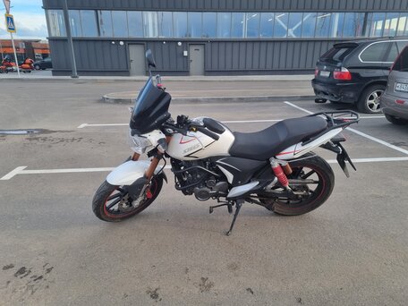 2014 Stels Flame 200, белый, 145000 рублей, вид 2