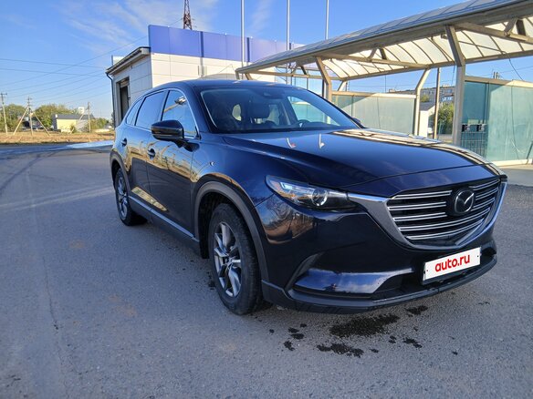 2021 Mazda CX-9 II, синий, 3170000 рублей - вид 2