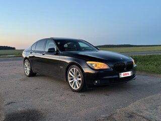 2009 BMW 7 серии Long 730Ld V (F01/F02/F04), чёрный, 1750000 рублей, вид 3