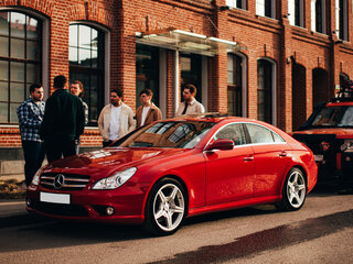 2008 Mercedes-Benz CLS 280 I (C219) Рестайлинг, красный, 2375000 рублей, вид 4