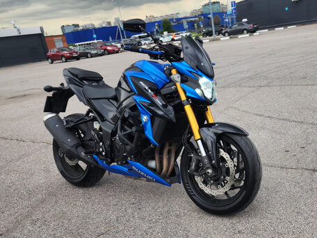 2017 Suzuki GSX-S 750, синий, 810000 рублей, вид 1