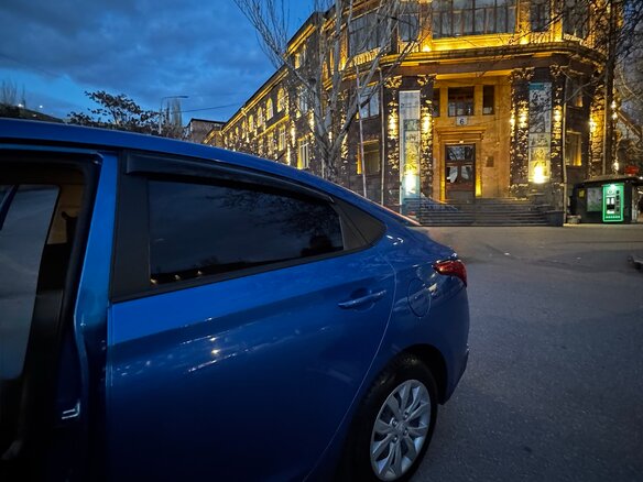 2021 Hyundai Solaris II Рестайлинг, синий, 1700000 рублей - вид 7