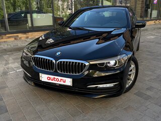 2017 BMW 5 серии 520d VII (G30/G31/G38), чёрный, 3600000 рублей, вид 3