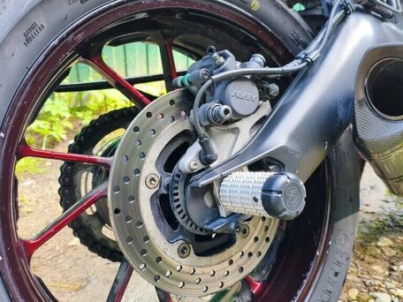2014 Yamaha MT-09 (FZ-09), пурпурный, 650000 рублей, вид 5
