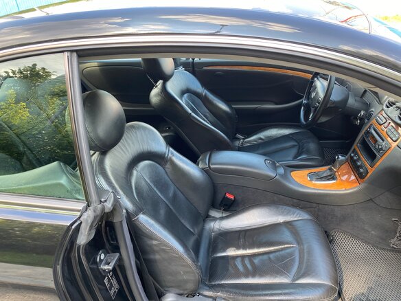 2003 Mercedes-Benz CLK-Класс 200 II (W209), чёрный, 800000 рублей - вид 10