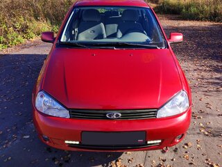 2009 Lada (ВАЗ) Kalina I, красный, 400000 рублей, вид 3