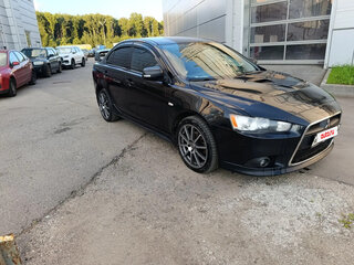 2013 Mitsubishi Lancer X Рестайлинг, чёрный, 1300000 рублей, вид 3