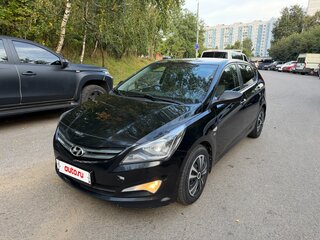 2016 Hyundai Solaris I Рестайлинг, чёрный, 815000 рублей, вид 1