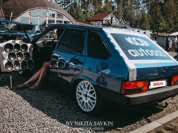 2002 Lada (ВАЗ) 2109, синий, 435000 рублей - вид 5