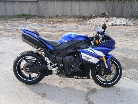 2011 Yamaha YZF-R1, синий, 1280000 рублей, вид 2
