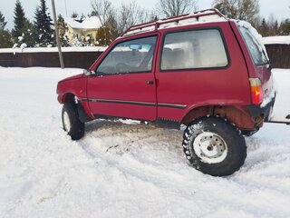 2003 Lada (ВАЗ) 1111 Ока, красный, 99000 рублей, вид 3