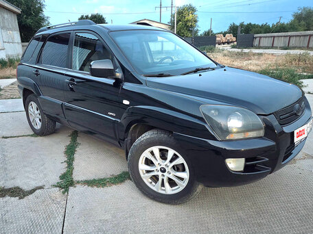 2008 Kia Sportage II, чёрный, 900000 рублей, вид 2