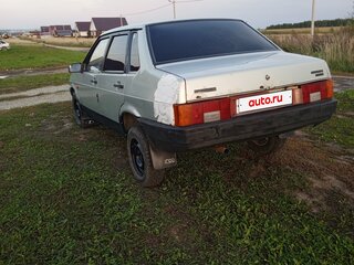 1999 Lada (ВАЗ) 21099, серебристый, 75000 рублей, вид 4