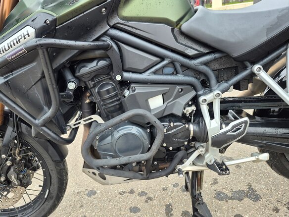 2013 Triumph Tiger Explorer, зелёный, 800000 рублей - вид 11