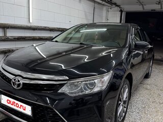 2016 Toyota Camry VII (XV50) Рестайлинг, чёрный, 1850000 рублей, вид 1