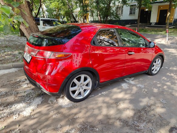2008 Honda Civic VIII, красный, 528000 рублей - вид 6