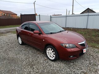 2008 Mazda 3 I (BK) Рестайлинг, красный, 400000 рублей, вид 3