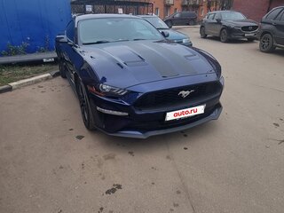 2019 Ford Mustang VI Рестайлинг, синий, 3185000 рублей, вид 3