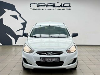2011 Hyundai Solaris I, белый, 600000 рублей, вид 2