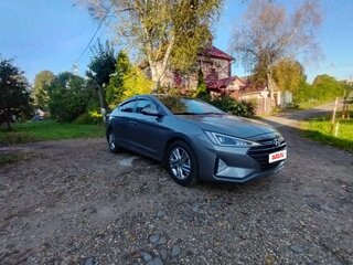 2019 Hyundai Elantra VI (AD) Рестайлинг, серый, 1650000 рублей, вид 4