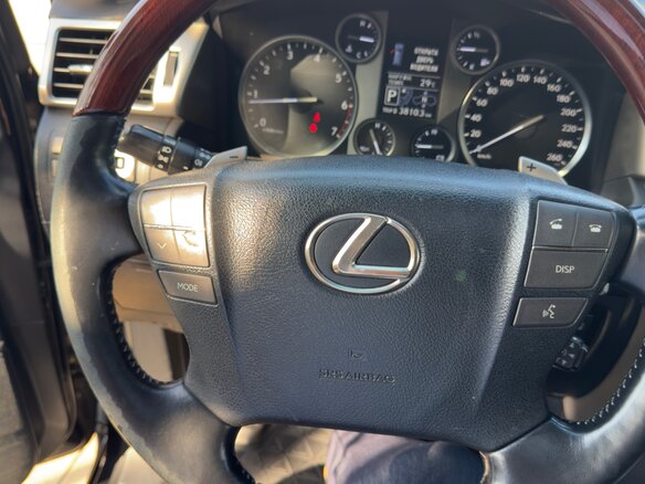 2012 Lexus LX 570 III Рестайлинг, чёрный, 3600000 рублей - вид 14