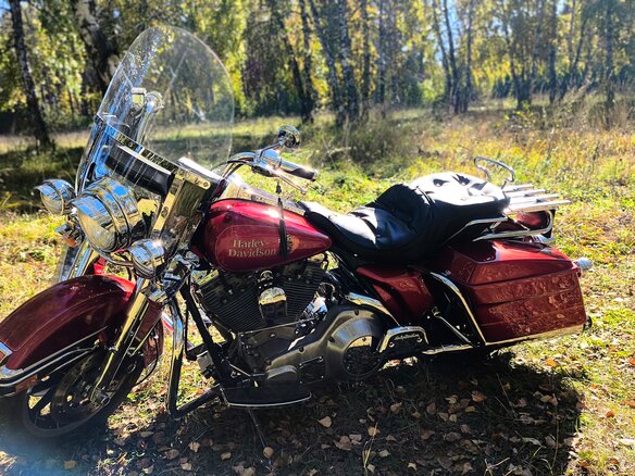 1991 Harley-Davidson Electra Glide, красный, 1200000 рублей - вид 33