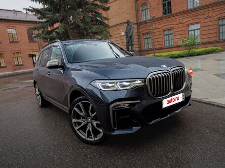 2019 BMW X7 M50d I (G07), серый, 6600000 рублей, вид 4