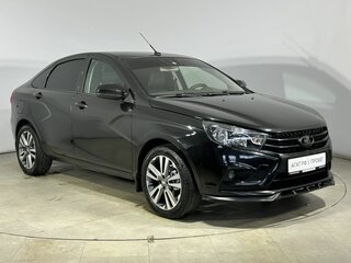 2016 Lada (ВАЗ) Vesta I, чёрный, 680000 рублей, вид 4