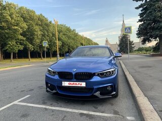 2017 BMW 4 серии 420i xDrive F32/F33/F36 Рестайлинг, синий, 2690000 рублей, вид 2