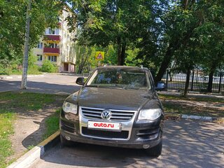 2007 Volkswagen Touareg I Рестайлинг, чёрный, 1200000 рублей, вид 2