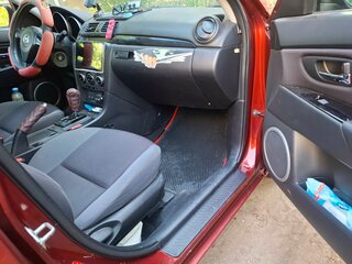 2008 Mazda 3 I (BK) Рестайлинг, красный, 600000 рублей, вид 5