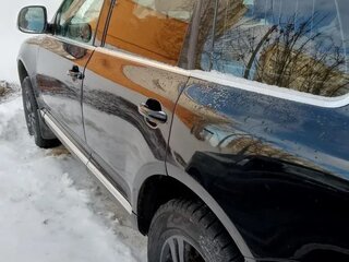 2009 Volkswagen Touareg I Рестайлинг, чёрный, 1150000 рублей, вид 4