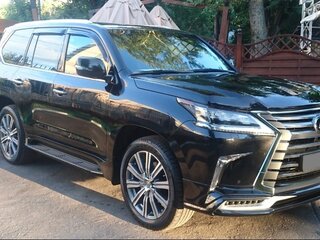 2016 Lexus LX 570 III Рестайлинг 2, чёрный, 6500000 рублей, вид 2