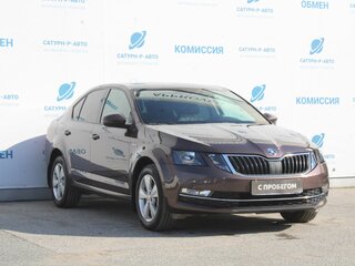 2018 Skoda Octavia III (A7) Рестайлинг, коричневый, 1690000 рублей, вид 3