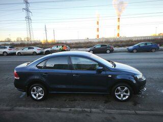 2012 Volkswagen Polo V, синий, 495000 рублей, вид 5