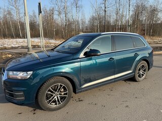 2018 Audi Q7 II (4M), синий, 4250000 рублей, вид 5