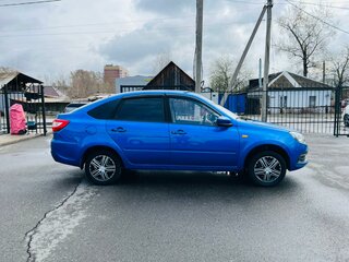 2018 Lada (ВАЗ) Granta I Рестайлинг, синий, 719000 рублей, вид 5