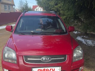 2008 Kia Sportage II, красный, 710000 рублей, вид 1
