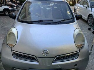 2007 Nissan March III (K12), серебристый, 380000 рублей, вид 2